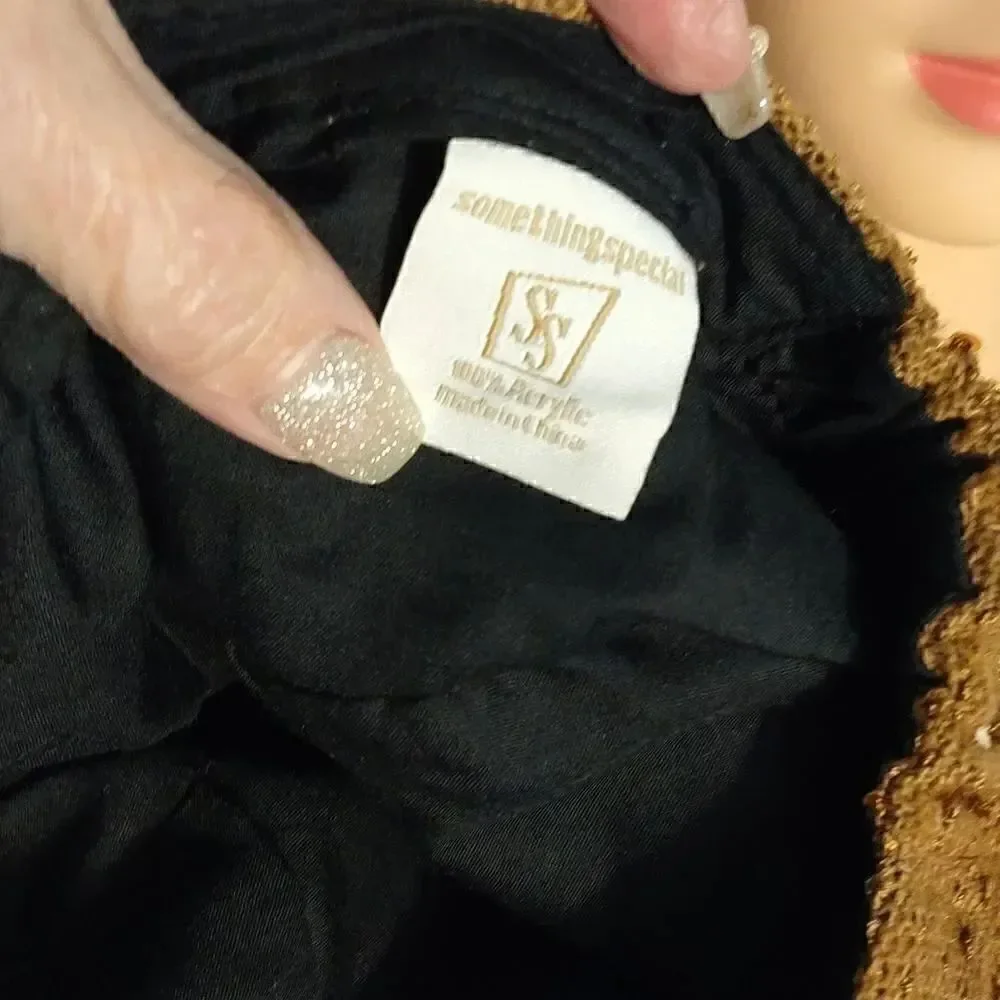 Something Special Sequined Floral Fashion Cap